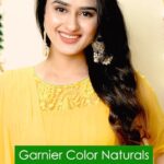 Garima Parihar Instagram - With festive season here✨, I amped up my look with a hair makeover all by myself💁🏻! and when my friends and family  saw my look their reactions were crazy🤯....check it out! Ps:- Special thanks to Garnier’s Virtual Try-On Tool for helping me find the perfect shade for myself✅ Hair colour courtesy: @garnierindia Shade : 5 light brown . . #collab #ColorfulReactions #GetReadyWithGarnier