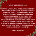 Garin Nugroho Instagram - salam kebersamaan berbangsa @madanifilmfest @shoosugar @wisetrotomo @abrahamsamad_ @iskandarloedin @retno_damayanti @siska.raharja @b.paningron @whanidarmawan @teatergarasi @edna.c.p @susi.ivvaty #katahatinegeri