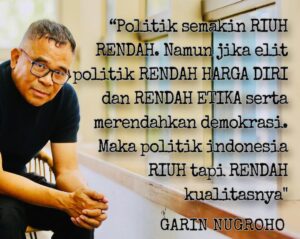 Garin Nugroho Instagram - Salam Berbangsa @yudilatif_official @abrahamsamad_ @hanummm @shoosugar @nasirtamara8 @najwashihab @satupena.id @iskandarloedin @wisetrotomo @ong.hariwahyu @ifdclub @agusnoor_ @rinadamayanti23 @madanifilmfest @jaffjogja