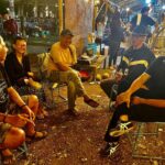 Garin Nugroho Instagram - ngobrol ngalor ngidul wetan bali meneh di pasar kangen Niti Laku UGM : Pak Ong, Mas Ajie , Mas Bambang Paningron @ong.hariwahyu @ajiewartono @b.paningron @wisetrotomo @iskandarloedin @teatergarasi @komunitas_salihara @whanidarmawan @jamaluddin_latif @mnqomaruddin @retno_damayanti