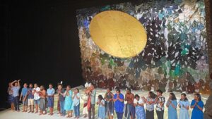 Garin Nugroho Instagram - Seri Proses penciiptaan “ Planet a lament “ ( 2020/2021 ) , pentas dari Asia Topa - Melbourne art centre - Holland fest ( Amsterdam Int theater ) hingga Theater Der Welt -( Dusseldorf ). Segalanya memiliki oasis ( warisan budaya sebagai sumber ) penciptaan : lagu - lagu lament Indonesia Timur , dari NTT - PAPUA. Jalan panjang riset lagu lagu pentatonis yang langka dihidupkan , terimakasih Septi - Papua , Sahabat Mazmur Choir Kupang  dan team semua , menakjubkan kekayaan Indonesia Timur @septinalayan @mazmur_chorale @rianto_rds @jalaadolphus @rinadamayanti23 @iskandarloedin @teatergarasi @komunitas_salihara @biennalejogja @psbk_jogja @suryodarmomelati @oniltasman @dirasugandi @julietburnett @widimulia @bayu_ario @boogiepapeda @adindafudia