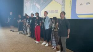 Garin Nugroho Instagram - JAFF “ JATUH CINTA “ : Kegembiraan sebuah festival adalah hadirnya  film yang Cerdas dan berani .Baik skenario, penyutradaran hingga asamble pemain. Tepuk tangsn penonton JAff pada team film “ Jatuh Cinta seperti di  Film-film “ menunjukkan kecerdasan yang berani dari film ini, Salut dan trimakasih kehadiran di JAFF : Yandy, Ernest, seluruh pemain dan team @yndlaurens @ernestprakasa @nirinazubir_ @jaffjogja @sheiladaisha @dionwiyoko @yndlaurens @ringgoagus