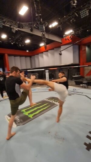 George Hardwick Instagram - Back in the UK with a round in the UFC Apex octagon already in the bag. 
#mma #ufc #boxing #reels