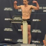 George Hardwick Instagram - On weight for tomorrow night. @georgehardwickmma 💥 Las Vegas, Nevada