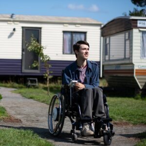 George Robinson Instagram - This is Isaac - Soon to be making moves in Moordale for S2 of @sexeducation . 
And the most exciting part is that Isaac is played by me, which is nice.
#netflix #sexeducation @srtaylorphotography