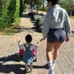 Georgina Rodríguez Instagram - Fases de un paseo “tranquilo” ❤️ @alo #ad Madrid, Spain