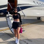 Georgina Rodríguez Instagram - On my way ✈️ @aloyoga Madrid, Spain
