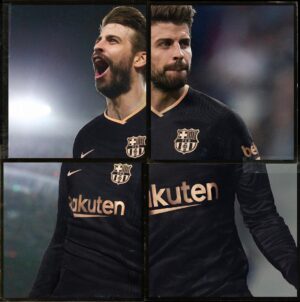 Gerard Piqué Instagram - Ready to shine on pitch ⚡️🌚
Introducing the new @fcbarcelona away kit. @nikefootball
