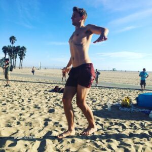 Giles Matthey Instagram - Amazing what a photo can do for you . I look like ballet man. Someone who can balance on a tightrope . In reality I was more like a drunk eel.