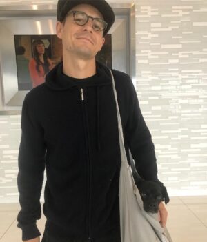 Giles Matthey Instagram - All ready for a meeting . Got everything I need! #bagdog