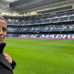 Giulia Mizzoni Instagram - Madrid📍MD -1 🏆⚽️🤩 29/11, 19.30 @primevideosportit 🔖 #realnapoli #championsleague #waiting #backstage #bernabeu #football #journalism #job #lovemyjob Estadio Santiago Bernabéu