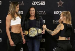 Gloria de Paula Instagram - Face-off of the first fight of the tournament 🔥

Primeira luta do torneio definida 🇧🇷🦈🏆