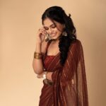 Gopika Ramesh Instagram - 🤎 📸: @plan.b.actions @jibinartist Stylist : @styled_by_arundev Outfit: @devraagh Hair and make up : @makeup_by_shibinantony Studio : @maxxocreative @huwais.majeed