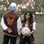 Gopika Ramesh Instagram - My current favourite from @mydesignationofficial Varsity Jackets🤌🏼😍 Shot by : @yaami____