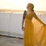 Gopika Ramesh Instagram - 💛 . Saree: @veenavijiclothing 📸: @_shutter__bug