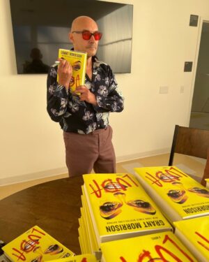 Grant Morrison Instagram - Getting ready for tonight's Live Talks LA event ✨

I'll be talking with @theamynicholson all about my book #LUDA, which is out NOW. Get yours at the link in bio!

#grantmorrison #newrelease #novel #goodreads #bestbooks #losangeles #igbooks #livetalksla