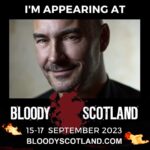 Grant Morrison Instagram – Upcoming appearances! 
Bloody Scotland 16th September 2023 
From Comics to Crime 

Tickets available at @bloodyscotland LUDA UK edition from @europaeditionsuk 
#comics #books #events #LUDA