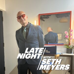 Grant Morrison Instagram - Did you catch me on @latenightseth  last month?

#glamour #delreybooks #pantomime #latenightwithsethmeyers #book #magick #goodreads #grantmorrison #bestbooks #igbooks #hardcover #kindle #luda