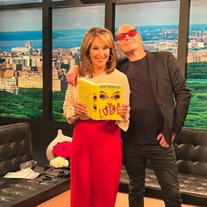 Grant Morrison Instagram - #LUDA is here! 

This morning, I was on @fox5ny Good Day New York to talk more about it. Thanks again, Rosanna Scotto 

GET YOUR COPY at the LINK IN BIO.

#grantmorrison #delreybooks #bestbooks #pantomime #newrelease #randomhouse #book #magick #glamour #goodreads #igbooks