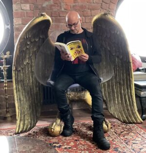 Grant Morrison Instagram - Angel or Devil…?

Another exclusive #LUDA reading up now on Substack! With details of upcoming events in the US in September.

#LUDA is coming, 6th Sept. Pre-order now, LINK IN BIO. 

#reading #video #skinparts #substack #xanaduum #newrelease #magic #pantomime #grantmorrison #glamour