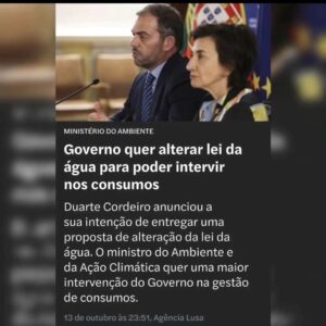 Gustavo Santos Instagram - O "AMBIENTE" VAI JUSTIFICAR TUDO!

- MAIS CONTROLO
- MAIS MEDO
- MENOS LIBERDADE E MAIS CLAUSURA PARA O POVO
- MAIS RIQUEZA PARA ALGUNS
- MAIS ESCASSEZ PARA MUITOS

SERÁ TÃO GRAVE OU PIOR QUE A PALERMIA DE 2020.

EM NOME DE "SALVAR O MUNDO", VÃO TENTAR TUDO PARA CONTROLAR A HUMANIDADE.

SÓ TRETAS.

E PORTUGAL, COMO VEM SENDO HÁBITO, DESTACA-SE PELO PIOR.

ESTAMOS NA VANGUARDA DA MERDA.

MAS, COMO EM TUDO NA NATUREZA DAS COISAS, ONDE HÁ MUITO MAL, APARECE SEMPRE O EXÉRCITO DO BEM.

E O BEM VENCE SEMPRE.

NEM QUE PARA ISSO ACONTECER, TENHAMOS DE PENSAR NO IMPENSÁVEL... E AGIR SEM MEDO.

NÃO SE PODE PERDER O QUE JA ESTÁ PERDIDO... SÓ SE PODE GANHAR!

QUE A LIBERDADE VOS ENCHA O PEITO.

UNIDOS.
TEMOS DE ESTAR UNIDOS.