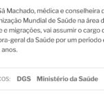 Gustavo Santos Instagram - DGS E OMS, SEMPRE DE MÃOS DADAS, RUMO AO CONTROLO DO POVO PORTUGUÊS. A NOVA DIRETORA-GERAL DA SAÚDE, PARA OS PRÓXIMOS 5 ANOS, É CONSELHEIRA DA ORGANIZAÇÃO MUNDIAL DE SAÚDE NAS ÁREAS DA SAÚDE E MIGRAÇÃO. TENDO EM CONTA OS INTERESSES OBSCUROS DESSA ORGANIZAÇÃO CRIMINOSA, EU DIRIA QUE FOI NA MOUCHE! TINHA DE SER ELA! COMO TAL, E OBVIAMENTE, ISTO NÃO TEM NADA A VER COM O DEMÉRITO DOS OUTROS. VAMOS VER O QUE AÍ VEM... CUIDEM DA VOSSA SAÚDE!