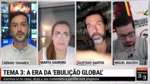 Gustavo Santos Instagram - 🇵🇹| "António Guterres foi o mais barato que encontraram... É mau demais. Tanta mentira, tanta propaganda...Que me dá vontade de dar umas bofetadas!", Gustavo Santos, escritor, comentando a agenda globalista do clima, que conta com a propaganda corrupta dos jornalistas. Tudo para promover o medo e o controlo das populações. 
Programa completo em www.canalsergiotavares.pt