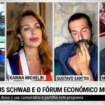 Gustavo Santos Instagram - 🇵🇹| "Estamos a ser escravizados, sem dar conta". Gustavo Santos, comenta a teia globalista criada pelos senhores de Davos, que querem tudo menos o nosso bem. Excerto do Programa 3x3 disponível em www.canalsergiotavares.pt