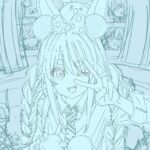 HASU Instagram - ラフスケッチ、線画