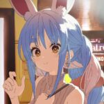 HASU Instagram - 待ち合わせぺこら🐰 ⠀ #usadapekora #兎田ぺこら #hololive #ホロライブ #ペコら #VTuber #pecora #illustrator #illustration #イラスト #painting #Photoshop #artwork #digitalart #digitalpainting #sketch #artist #art #イラストレーション #イラストレーター