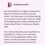 Hāwane Rios Instagram – message 🖤🤍💚♥️

“And if you tell me you’re scared to speak out, then you have zero control of your life.”- @thatlawyermomlife 

#ceasefirenow #gaza #palestine #westbank #palestinewillbefree #gazaunderattack #idf #israel #2024 #palestineunderattack