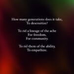 Hāwane Rios Instagram - amplifying from jenan matari ‘In written form for your inner monologue to recite in its own voice.’ #freepalestine