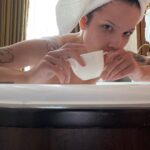 Halsey Instagram - It’s looking suspiciously cottage/regency-core around these parts. 🦢