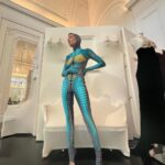 Halsey Instagram - congrats on this gorgeous nostalgic launch @jeanpaulgaultier and thank u for letting me sneak in and try everything on during fashion week!!!! 🚥 (If I wear any of these looks again, u never saw these…purposely didn’t include the pic of my fav one @lynalyson_ )