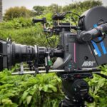 Halyna Hutchins Instagram - Arriflex 765 with a vintage cooke zoom. Photo by our 2nd AC @fionakgraham #arri #camera #arriflex765 #65mmfilm #film #kodak #kodak_shootfilm #5207 #analog #onlocation #ireland #cinematography #cinematographer #cameragear Birr, Ireland