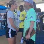 Hannah Stocking Instagram - Had one of my most fun nights of summer so far at the All-Star Celebrity Softball Game ⚾️🫡 and WE WON! LFG Brooklyn! Thank you @mlb for having me! 💃🏻 Dodger Stadium