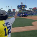 Hannah Stocking Instagram - Had one of my most fun nights of summer so far at the All-Star Celebrity Softball Game ⚾️🫡 and WE WON! LFG Brooklyn! Thank you @mlb for having me! 💃🏻 Dodger Stadium