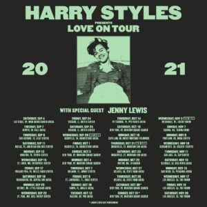 Harry Styles Instagram - LOVE ON TOUR will be going out across the USA this September and I could not be more excited for these shows. As always, the well-being of my fans, band, and crew, is my top priority. Safety guidelines will be available on the respective venue websites to ensure we can all be together as safely as possible. Please notice that some dates have changed, and new shows have been added. 

To everyone in the UK, and across the world, I can’t wait to see you again, but for obvious reasons it is just not possible at this time. I will be sharing more news soon about shows across the globe, and new music. I love you all so much. I’m very excited, and I can’t wait to see you. H