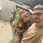Hilary Duff Instagram - First few days at school for MJ 💕🥹 she didn’t even turn back around ……