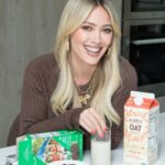 Hilary Duff Instagram - What’s better than a kitchen full of delicious @planetoat oatmilks paired with your favorite @girlscouts cookies?! I’m joining the incredible partnership between Planet Oat and the Girl Scout Cookie Program, which helps Girl Scouts as they learn, grow, find their voices, and take action to make the world a better place. Check out all the perfect pairings at planetoat.com/girlscouts and make the most out of your cookie season! I know I am! #ad #PlanetOatxGirlScouts
