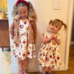 Hilary Duff Instagram - These beautiful little hearts …bursting and wild. Happy Valentine’s Day from the Bair girlies