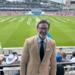 Hugh Jackman Instagram - I dreamt of this moment as a kid. Never believed it would happen. If I could go back in time, I’d tell that scrawny little kid … believe it! Beyond excited to be here. Thank you @surreycricket and @kiaovalevents for having us!