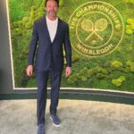 Hugh Jackman Instagram - Beyond excited to be at @wimbledon to support @djokernole!!! Let’s goooooo! 🐺