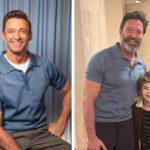 Hugh Jackman Instagram - Same shirt. Different year. (This was sent to me. Please let me know if you created it so I can credit)