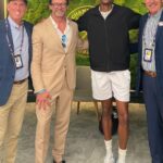 Hugh Jackman Instagram - Super Saturday at @wimbledon!!! Thank you @stansmithonline and your entire team for having us.