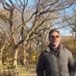 Hugh Jackman Instagram – Good morning from magical, sunny, crispy Central Park! Good morning.