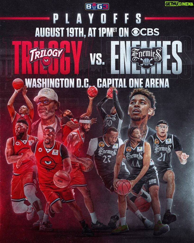 Ice Cube Instagram - We’re here for y’all today, DC. The BIG3 playoffs are about to rock the city. One hour until tip-off.