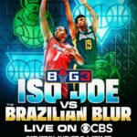 Ice Cube Instagram – Tomorrow—ISO JOE vs. BRAZILIAN BLUR. Who’s taking the top spot?

Tune in on @cbstv or big3.com at 1 pm ET. Or, join us live—big3.com/tickets. @thebig3