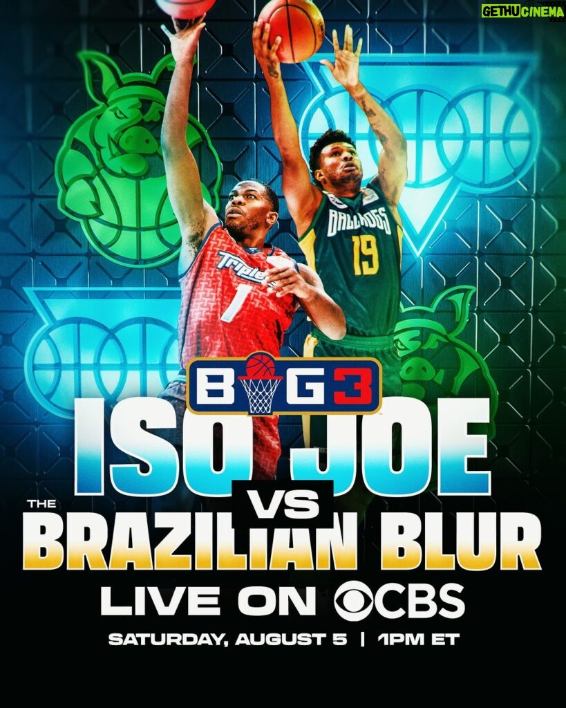 Ice Cube Instagram - Tomorrow—ISO JOE vs. BRAZILIAN BLUR. Who’s taking the top spot? Tune in on @cbstv or big3.com at 1 pm ET. Or, join us live—big3.com/tickets. @thebig3