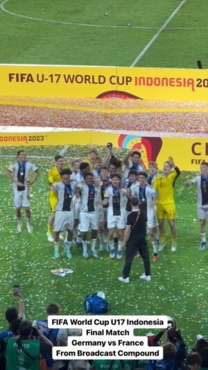 Indra Yudhistira Instagram - To our incredible team, we couldn’t have done it without you!

The FIFA World Cup U17 in Indonesia was an unforgettable event, and we’re so proud of the role we played in bringing it to life for fans around the world. This success is a testament to your hard work, dedication, and passion.

#fifawcu17 #hostbroadcaster #emtek